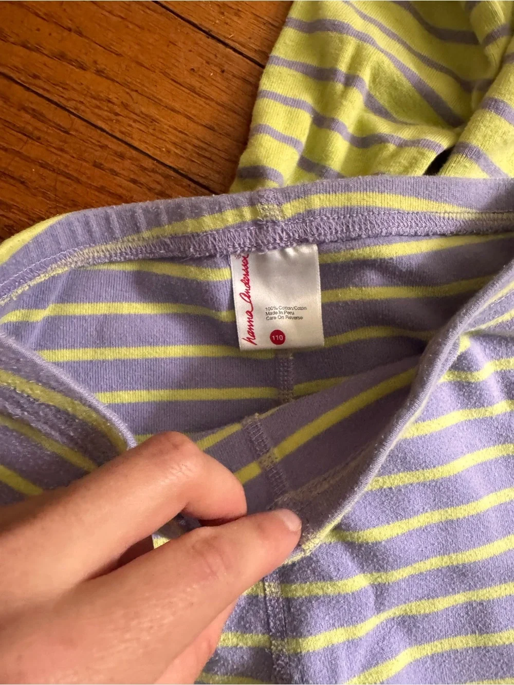 Hanna Andersson cotton matching set 4t-5T